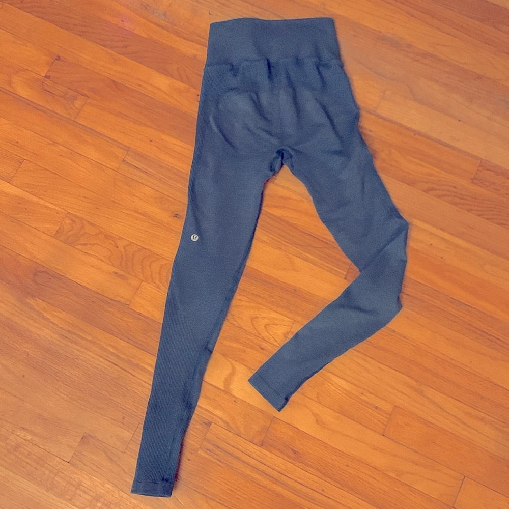 Lululemon high-waisted warm leggings. No size tag; fits like a small. - Picture 3 of 4